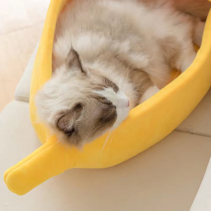 Banana Cat Bed House